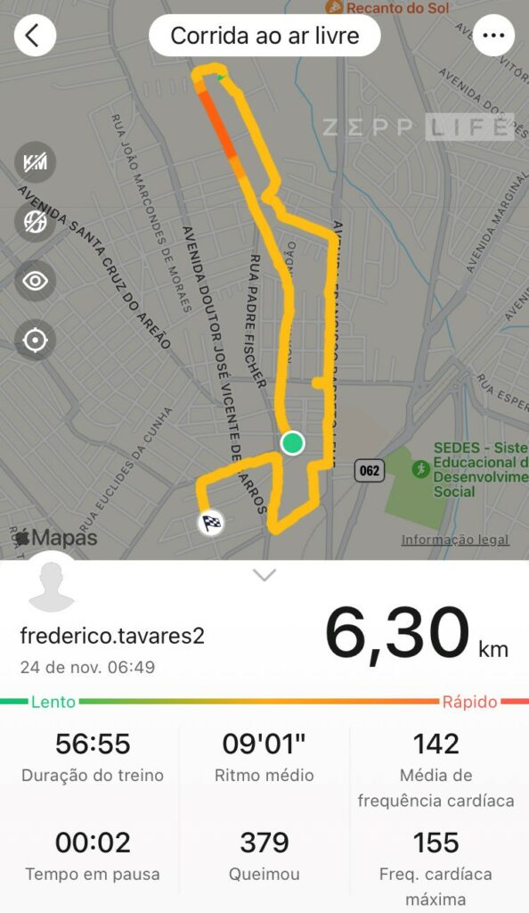 Segundo dia de Corrida